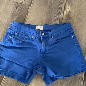 Levi Shorts bright blue rare size 27